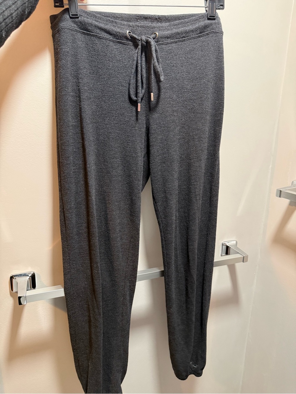 Felina Charcoal Grey Joggers Sweatpants Leggings Small